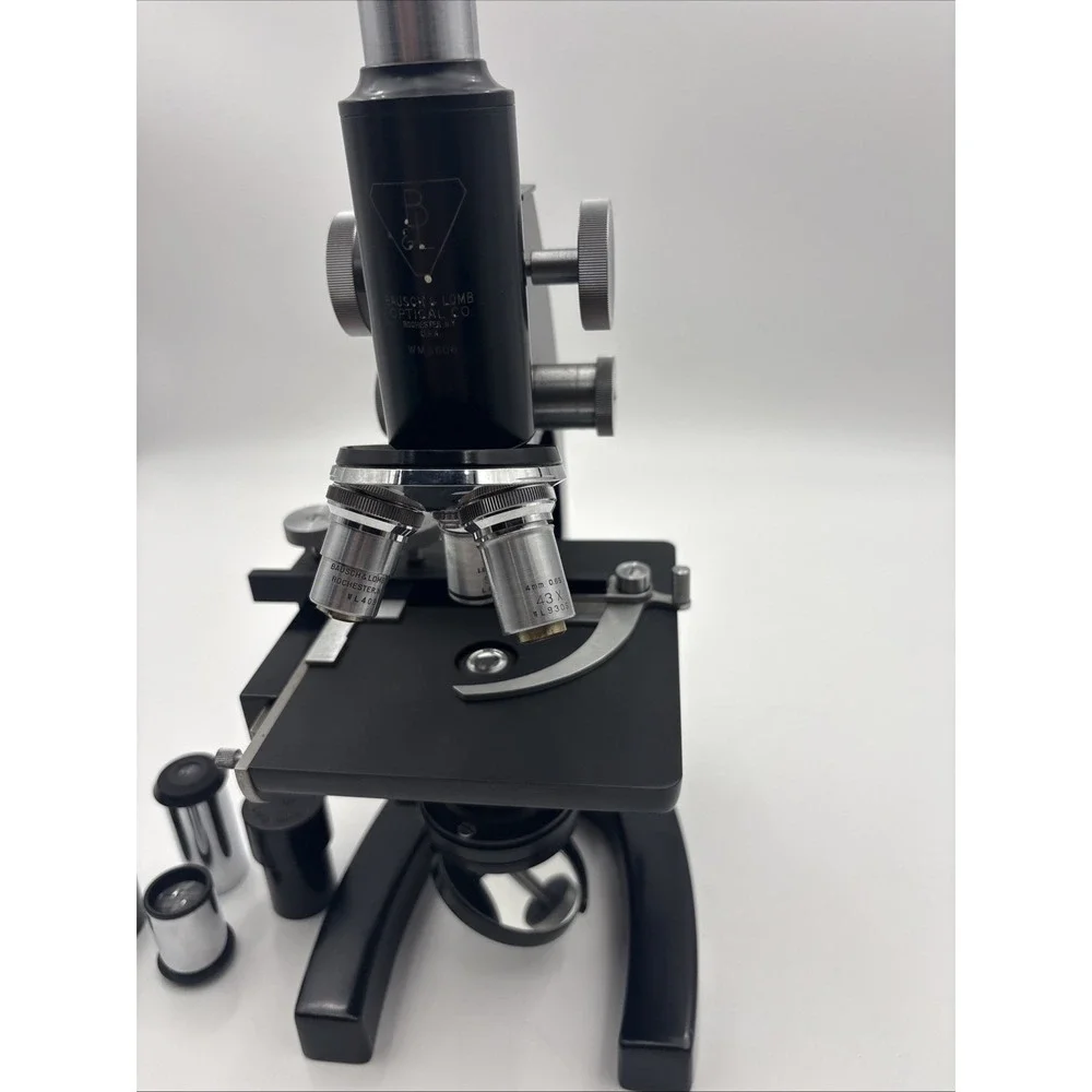 Bausch & Lomb WM5608 Microscope Monocular Vintage Lab Equipment USA